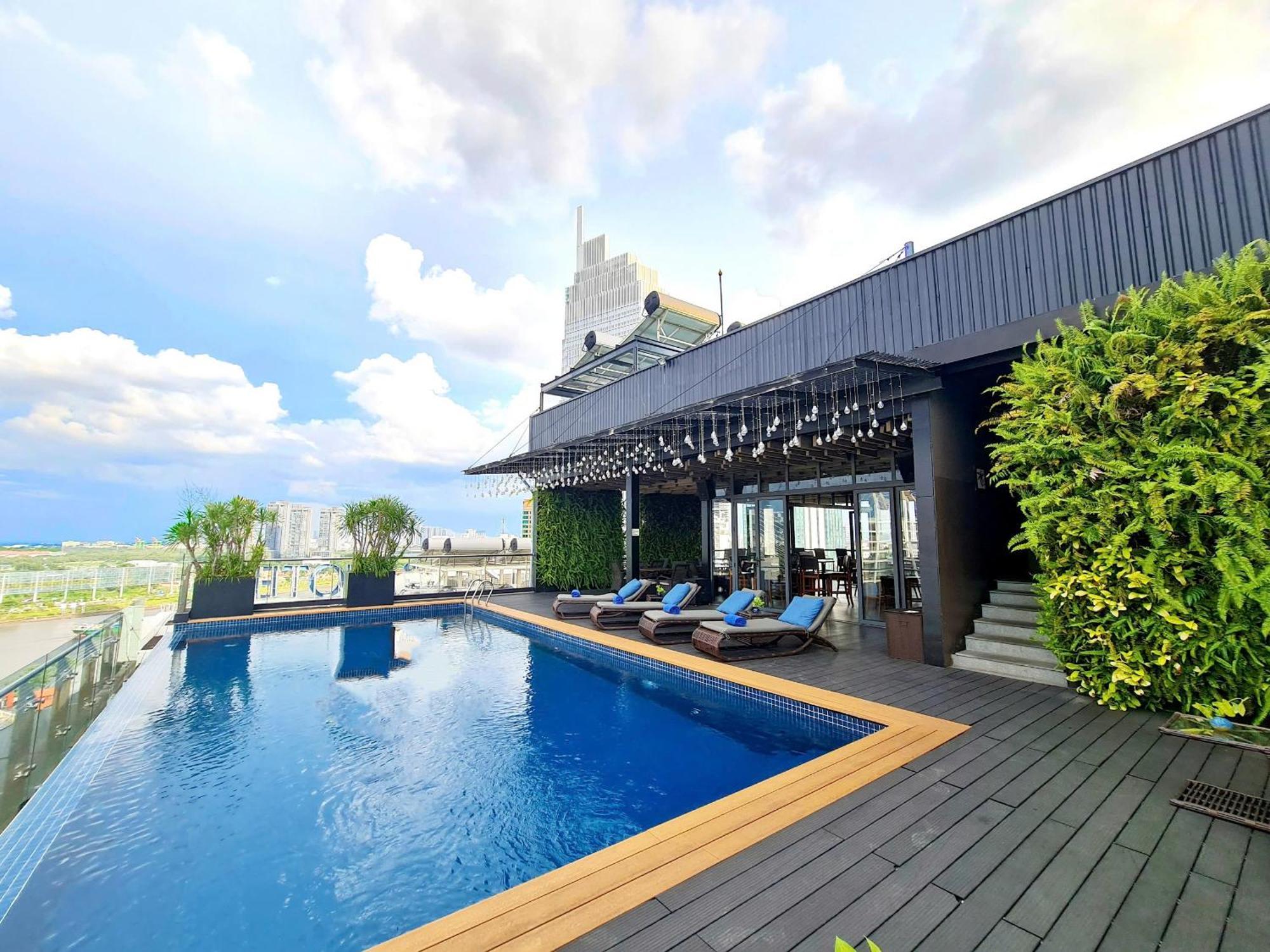 Kin Hotel Thi Sach Ho Şi Min Exterior foto